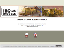 Tablet Screenshot of ibg.com.pl