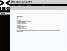 Tablet Screenshot of ibg.nl